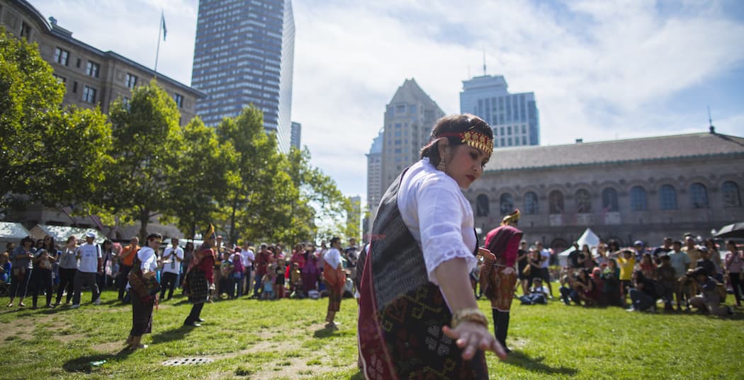 New England Indonesian Festival in September 2015, photographed as part of Boston Creates by designated "photographer-ethnographer" Leonardo March. (Courtesy Leonardo March/Boston Creates)