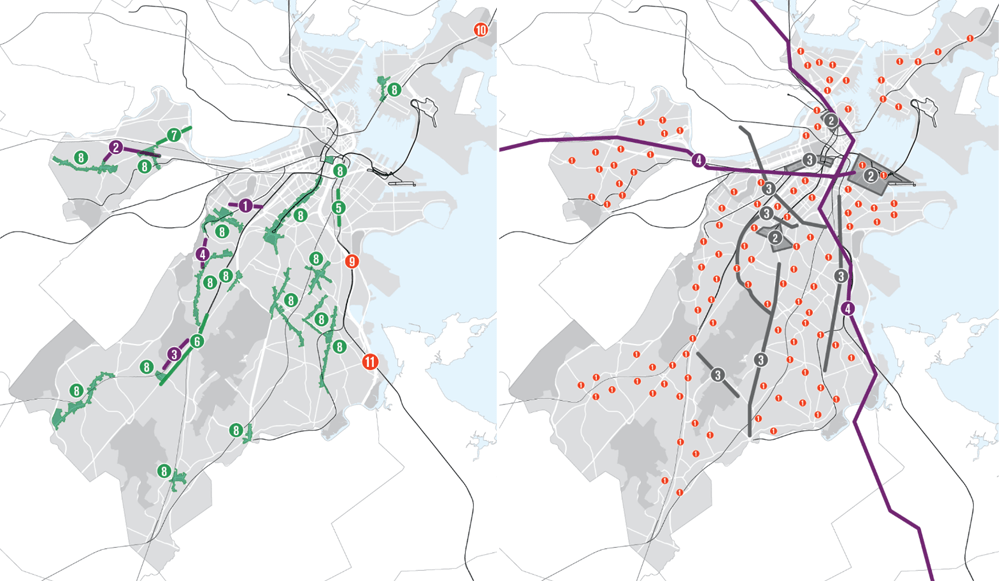 The city of Boston has created a ballot for the public to select the transportation projects and policies they want the city to prioritize as part of its long-term transportation planning initiative, Go Boston 2030. (Courtesy City of Boston)