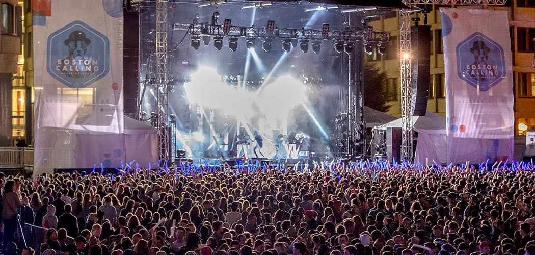 The September 2015 Boston Calling Music Festival at Boston's City Hall Plaza. (Mike Diskin)