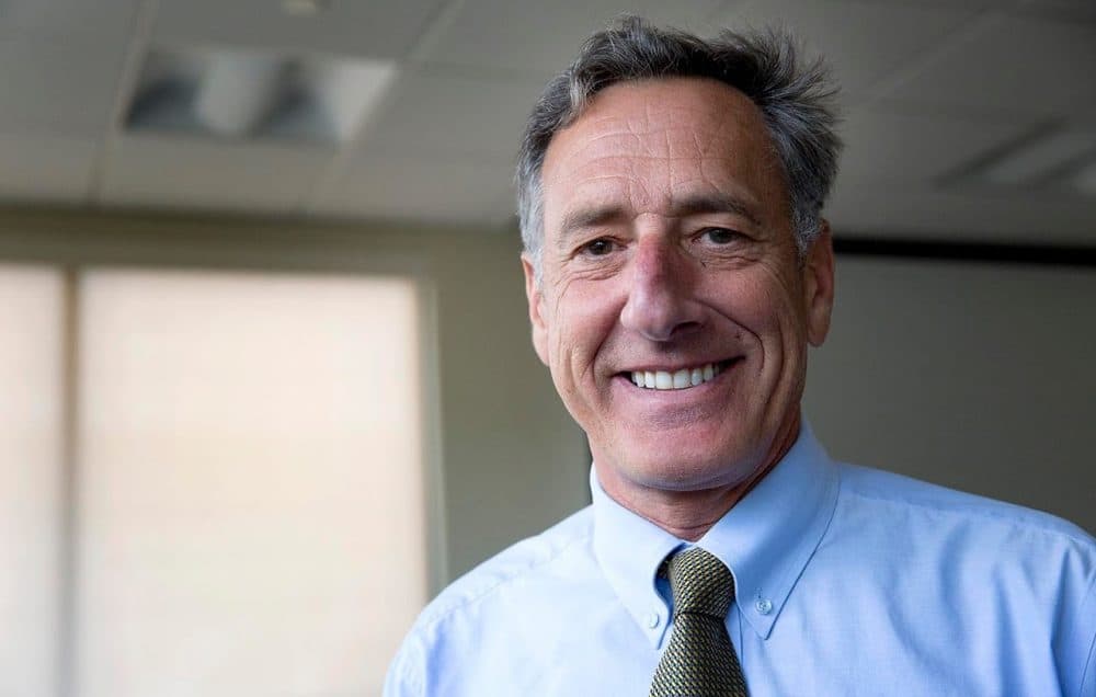Gov. Peter Shumlin at WBUR (Robin Lubbock/WBUR)
