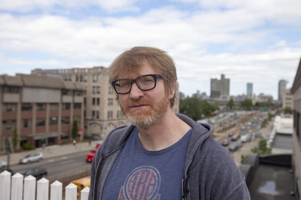 Author Chuck Klosterman at WBUR. His latest book is "But What if We're Wrong?" (Joe Difazio/WBUR)