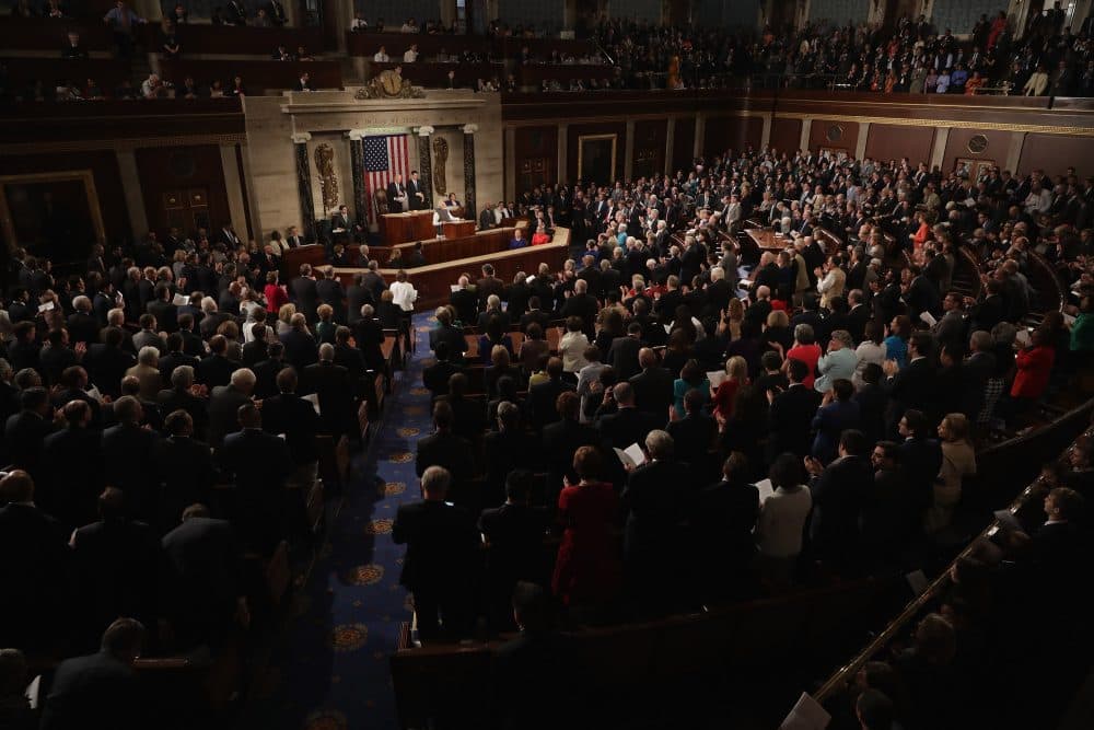 Indian Prime Minister Narendra Modi addresses a joint meeting of the U.S. Congress in the House Chamber of the U.S. Capitol June 8, 2016 in Washington, DC. (Chip Somodevilla/Getty Images)