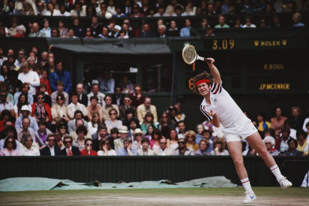 Lefty John McEnroe won seven Grand Slam singles titles from ‘79 to ‘84 -- and he wasn't the only left-handed player to find success during that time. (Steve Powell/Getty Images)