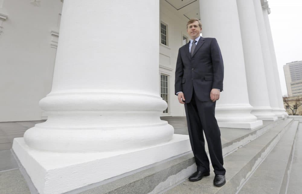 Republican strategist Chris Jankowski poses outside the Capitol in Richmond, Virginia in March 2014. Jankowski features prominently in author David Daley's book "Ratf**ked." (Steve Helber/AP)
