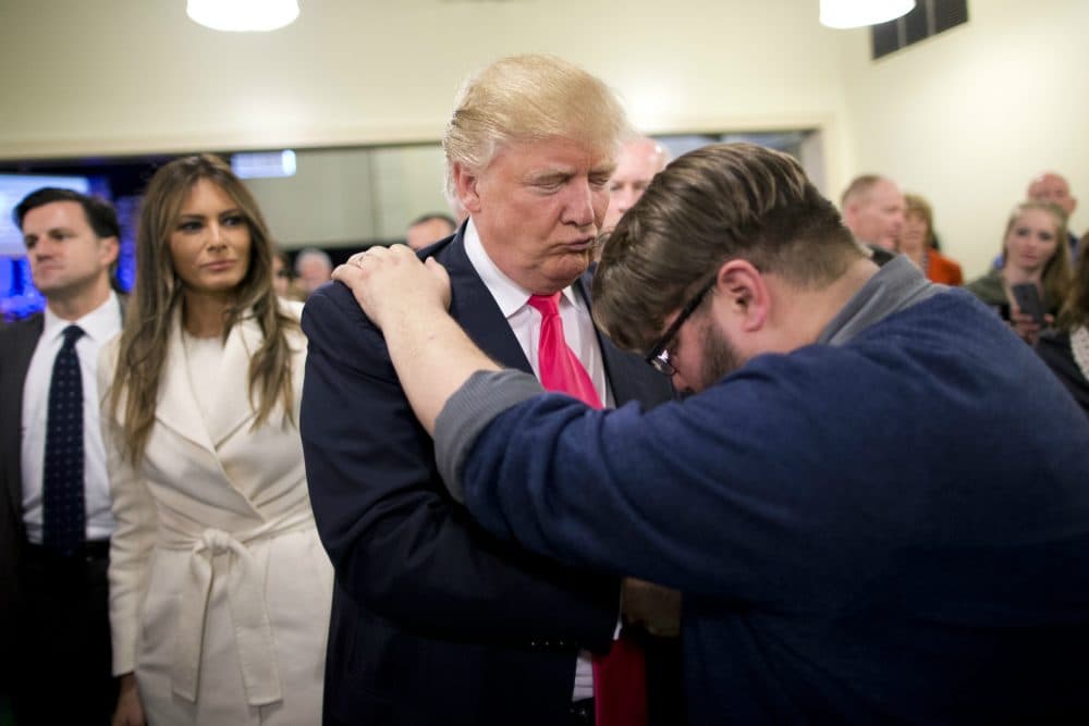 White Evangelical Support for Trump Drops Slightly in Preliminary Exit Polls While His Support Among Protestants, Catholics, Blacks, and Hispanics Increases