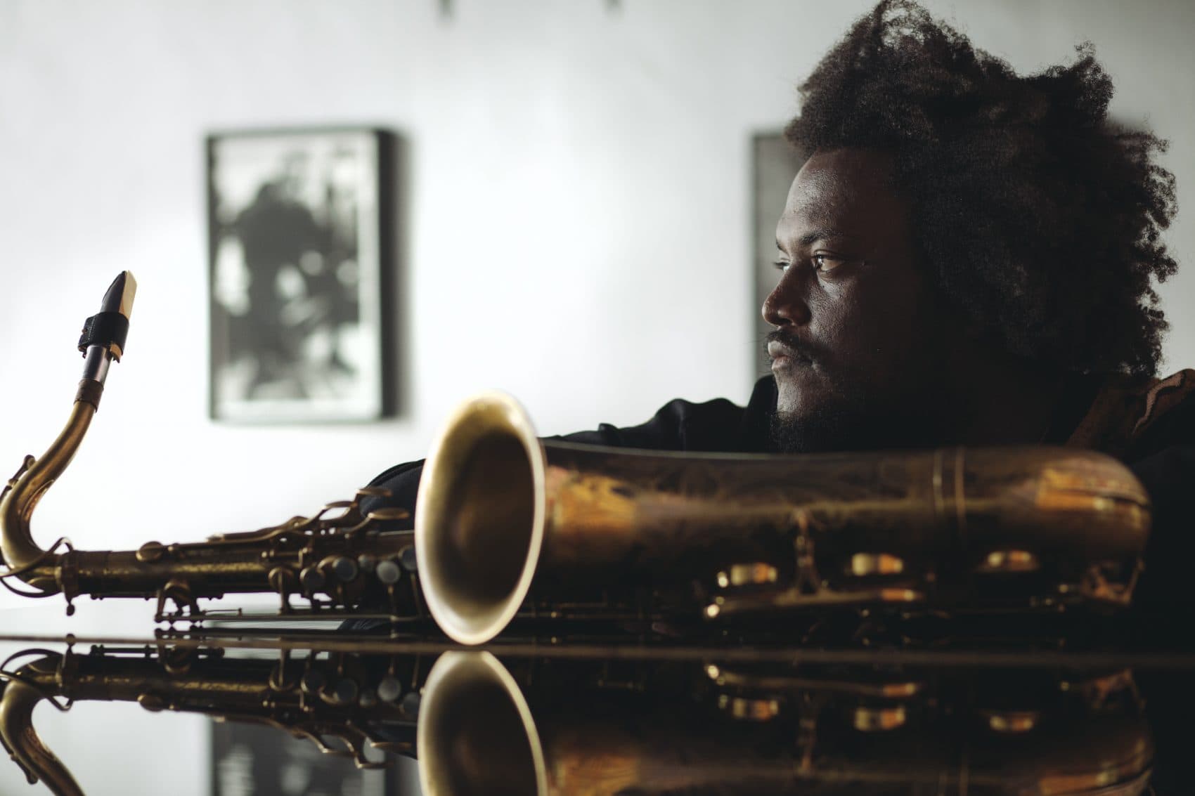 Musician Kamasi Washington plays the Newport Jazz Festival Friday and Sunday, July 29 and 30. (Courtesy Mike Park)