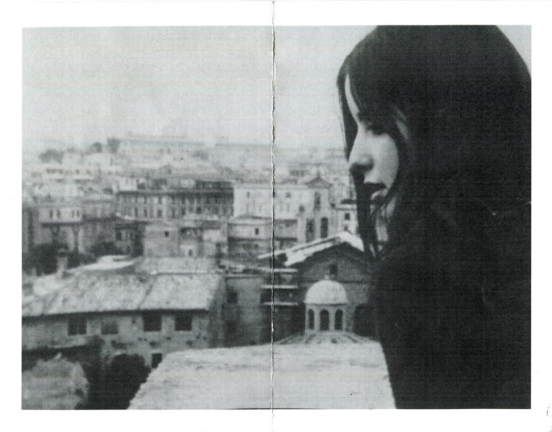 The author's friend, Elizabeth "Mopsy" Matthews, looks out over the rooftops of Rome in 1969. (Courtesy)