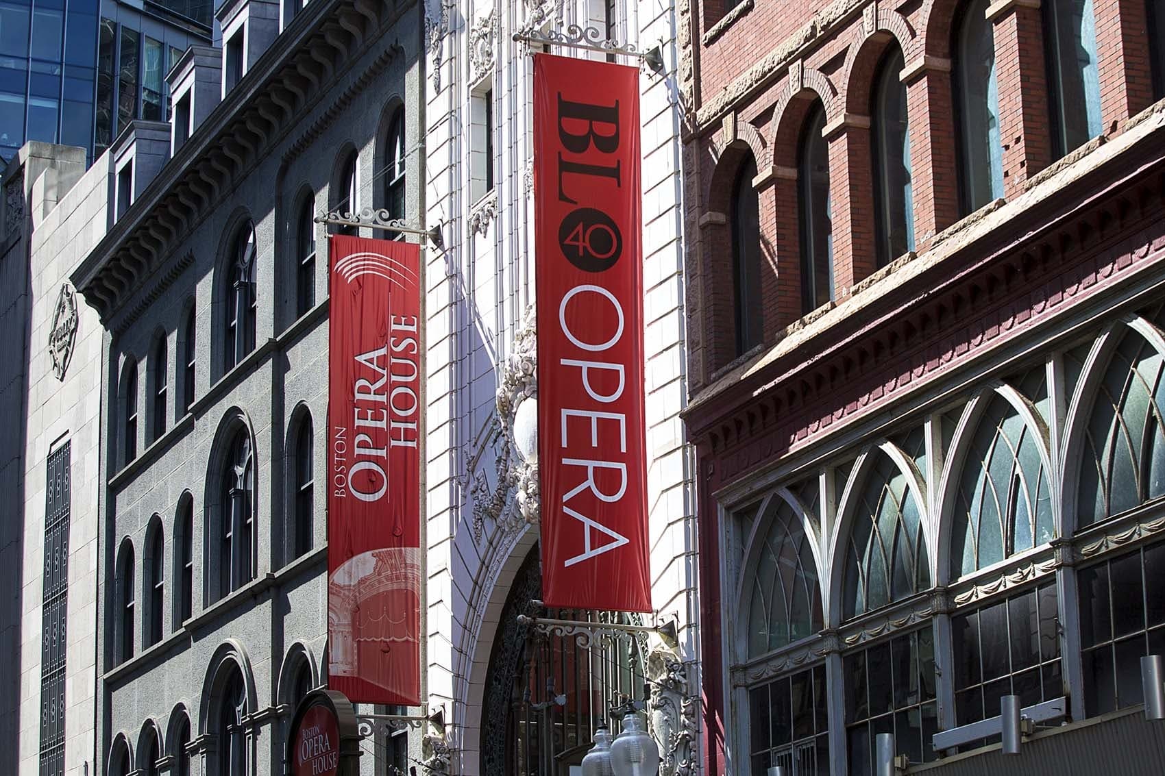 The first of the four venues Boston Lyric Opera will performed at this season was Boston Opera House, which was not actually built for opera. (Jesse Costa/WBUR)