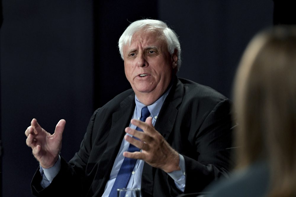 Democratic candidate Jim Justice speaks during a gubernatorial debate against Senate Majority Leader Bill Cole, R-W.Va., Tuesday, Oct. 4, 2016 at the Clay Center in Charleston, W.Va. (Tyler Evert/AP)