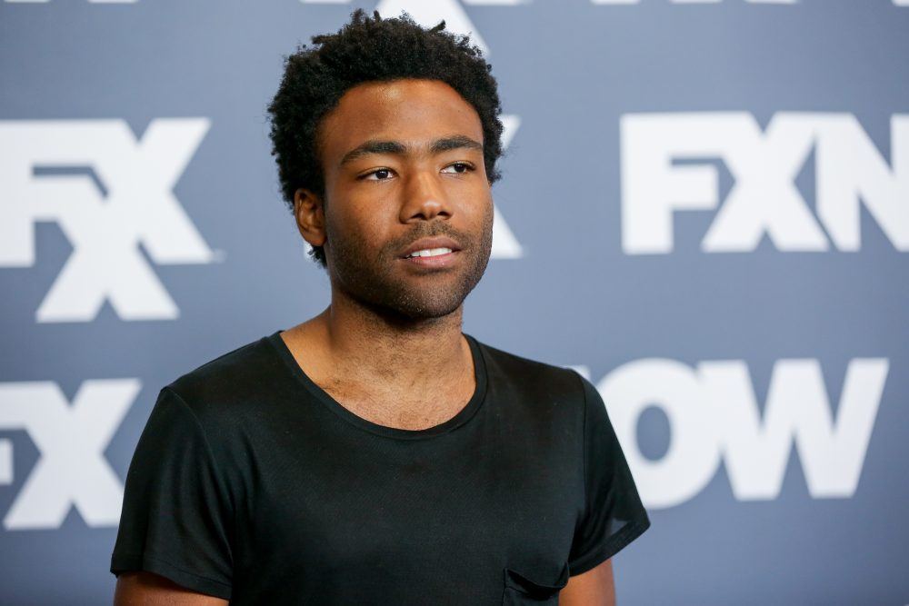 Donald Glover, a cast member in the television series "Atlanta," arrives at the FX Television Critics Association summer press tour on Tuesday, Aug. 9, 2016, in Beverly Hills, Calif. (Rich Fury/Invision/AP)