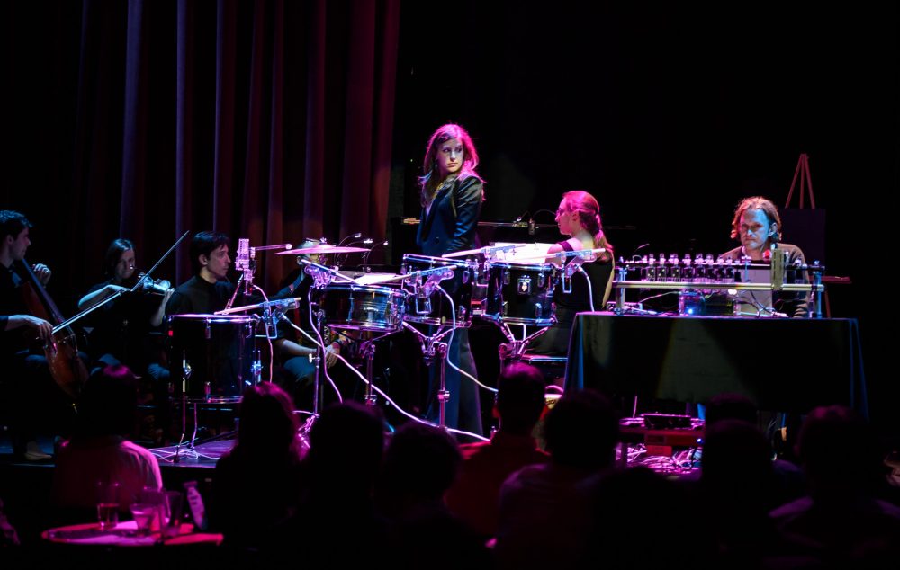 Lidiya Yankovskaya, artistic director for Juventas, in the new music ensemble's production, "Music in Motion," in 2015. The ensemble kicks off a collaboration of new music players with a festival on Nov. 2 at the Oberon. (Courtesy Scott Bump/Juventas)