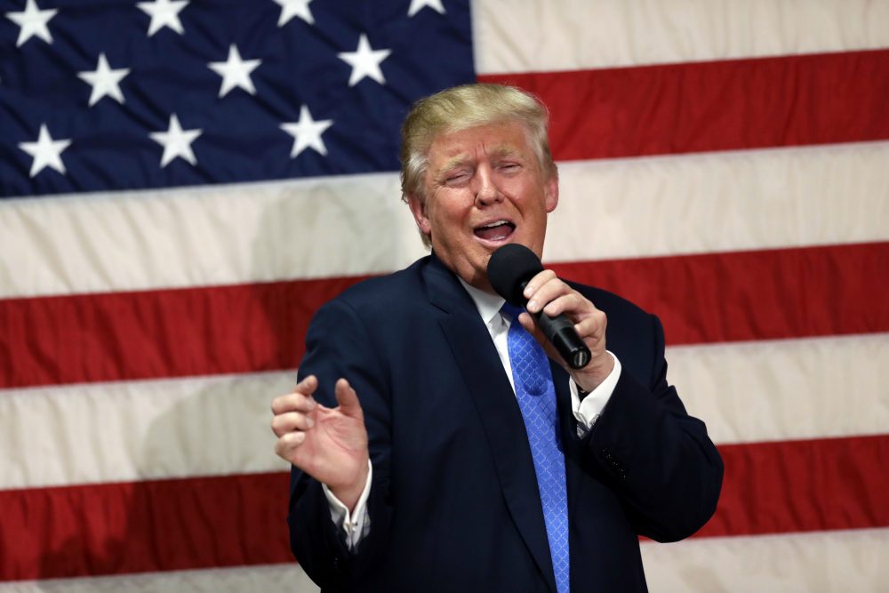 Republican presidential candidate Donald Trump, pictured on Thursday, Oct. 6, 2016, in Sandown, N.H. (Robert F. Bukaty/AP)