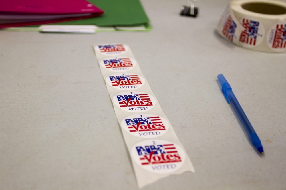A new lawsuit filed by the ACLU of Massachusetts challenges the voter registration deadline of 20 days before the election. (Joe Difazio for WBUR)