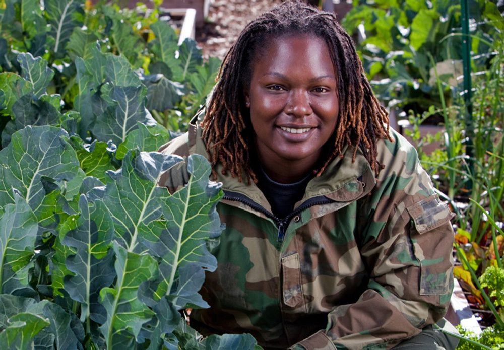 Kelly Carlisle on her East Oakland farm, Acta Non Verba. (Courtesy Acta Non Verba)