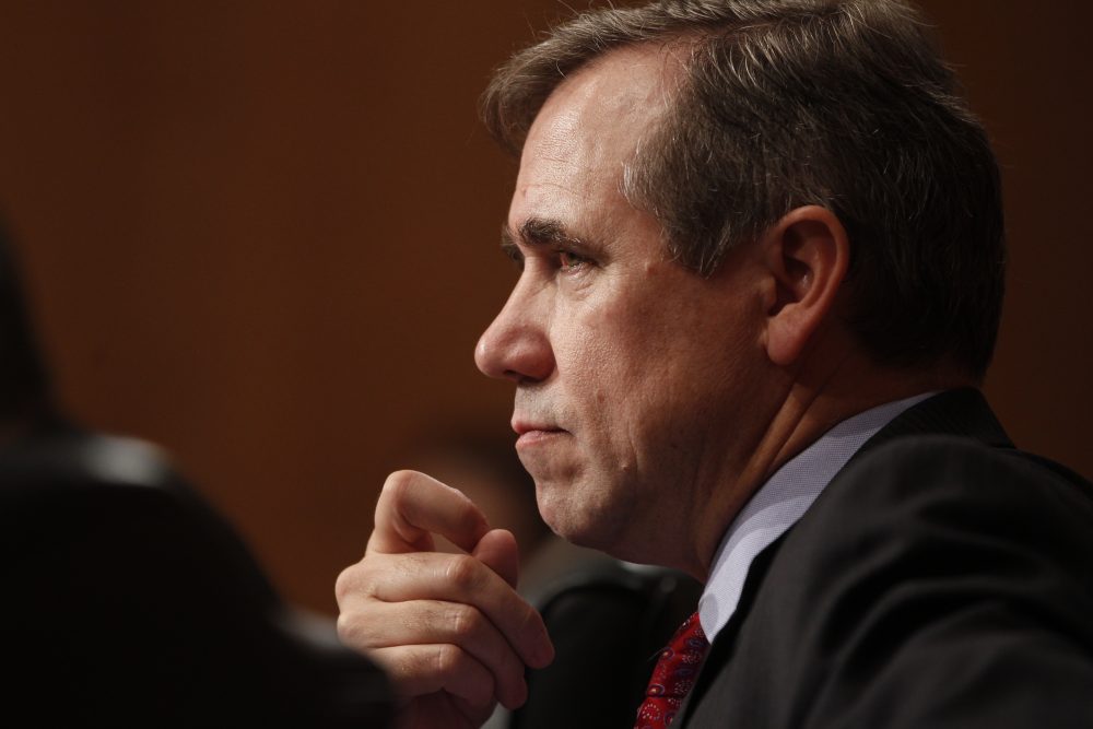 Sen. Jeff Merkley, D-Ore., on Capitol Hill in Washington in June 2011. (Charles Dharapak/AP)