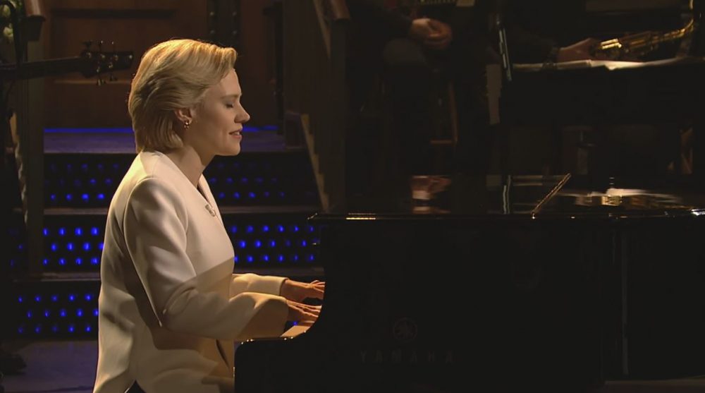 Kate McKinnon singing "Hallelujah" on "Saturday Night Live." (SNL/YouTube screengrab)