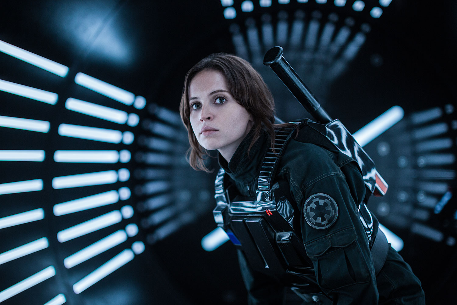 Felicity Jones as Jyn Erso in "Rogue One." (Courtesy Walt Disney Studios)