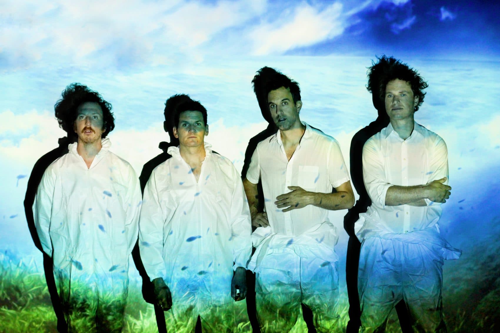 The guys who would become Guster met 25 years ago as students at Tufts University. (Courtesy Zoe Ruth Erwin)