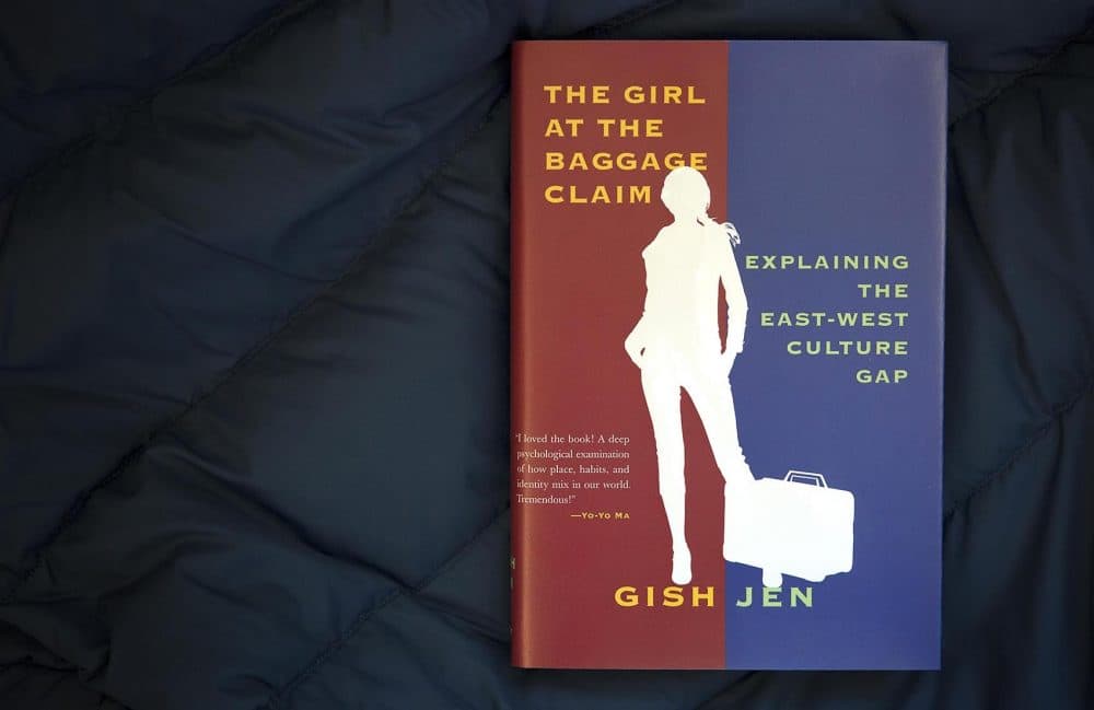 Gish Jen's latest book, "The Girl at the Baggage Claim." (Robin Lubbock/WBUR)