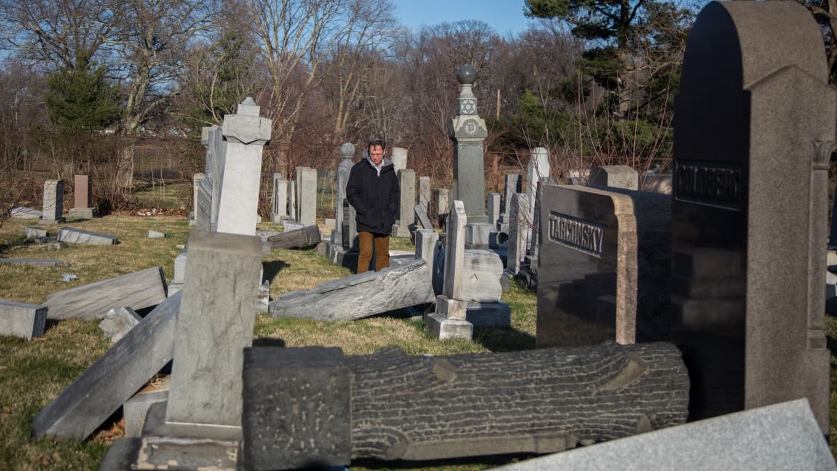 150 Tombstones Knocked Over At Philadelphia Jewish Cemetery | Here & Now