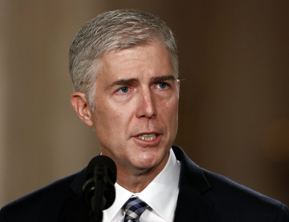Assuming Neil Gorsuch is confirmed to sit on the Supreme Court, he and President Trump will share a rare distinction: Neither is subject to formal ethical regulation, writes Andrew Grainger. Pictured: Judge Neil Gorsuch speaks in the East Room of the White House in Washington, Tuesday, Jan. 31, 2017, after President Donald Trump announced Gorsuch as his nominee for the Supreme Court. (Carolyn Kaster/AP)