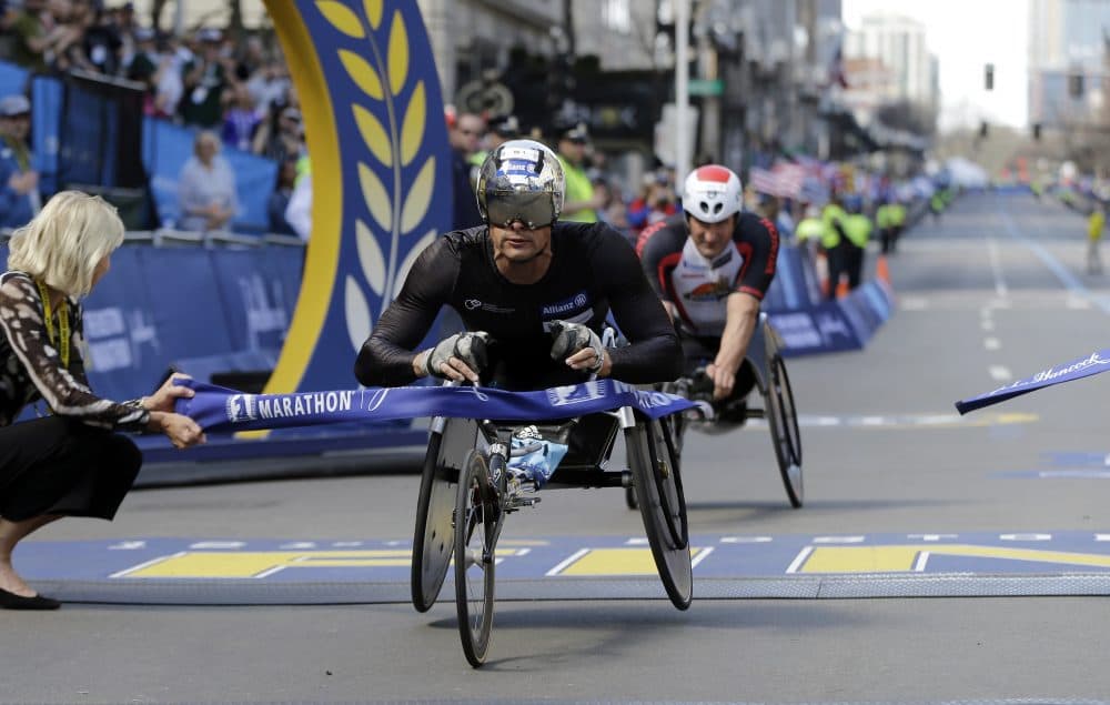 Photos: The 121st Running Of The Boston Marathon | WBUR News