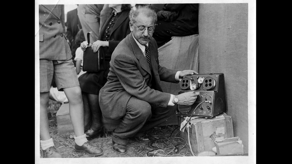 After the concentration camps were liberated at the end of World War II, psychologist David Boder of Chicago, pictured above, visited former prisoners and recorded dozens of interviews. (Illinois Institute of Technology)