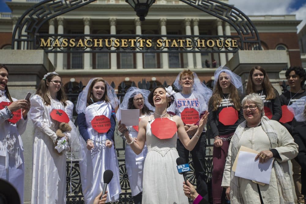 Child Marriage Ban Pressed At State House Rally WBUR News