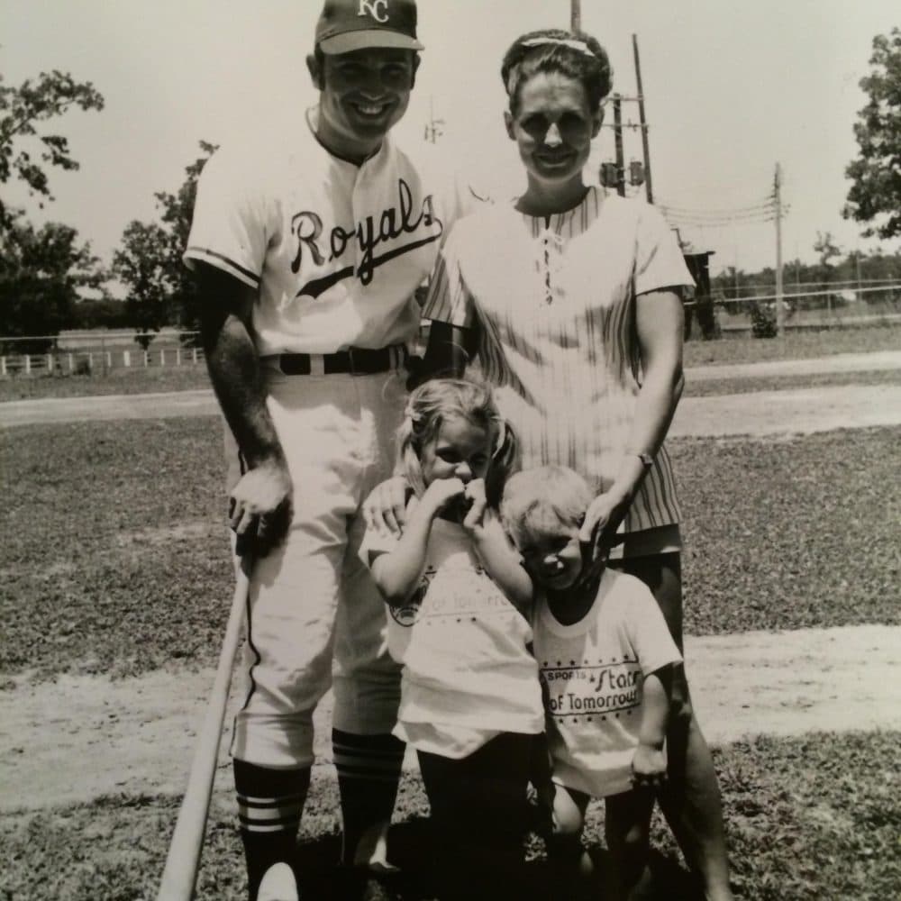 Between the two of them, Gail and Caroline Hopkins have earned 10 degrees -- all while raising a family and traveling the world while Gail was playing baseball. (Courtesy Gail Hopkins)