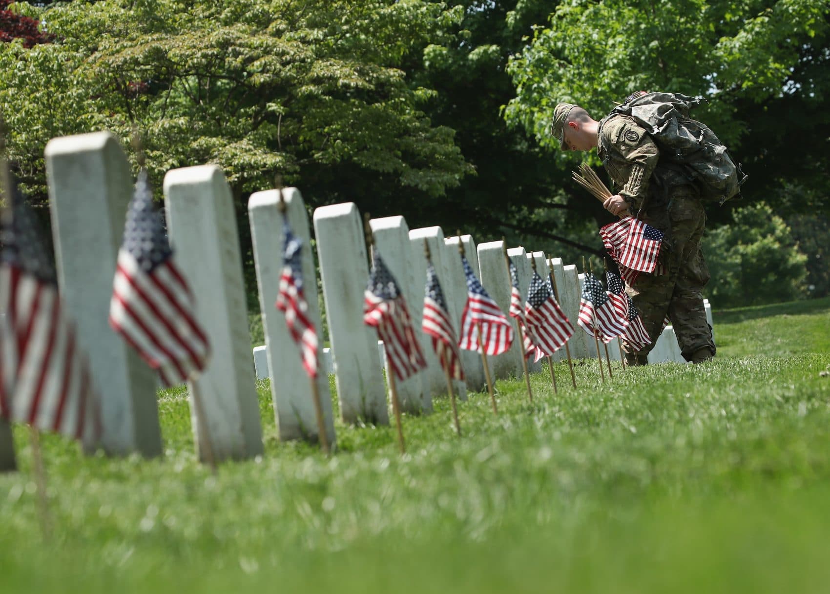 Flags For The Fallen At Massachusetts National Cemetery | NCPR News