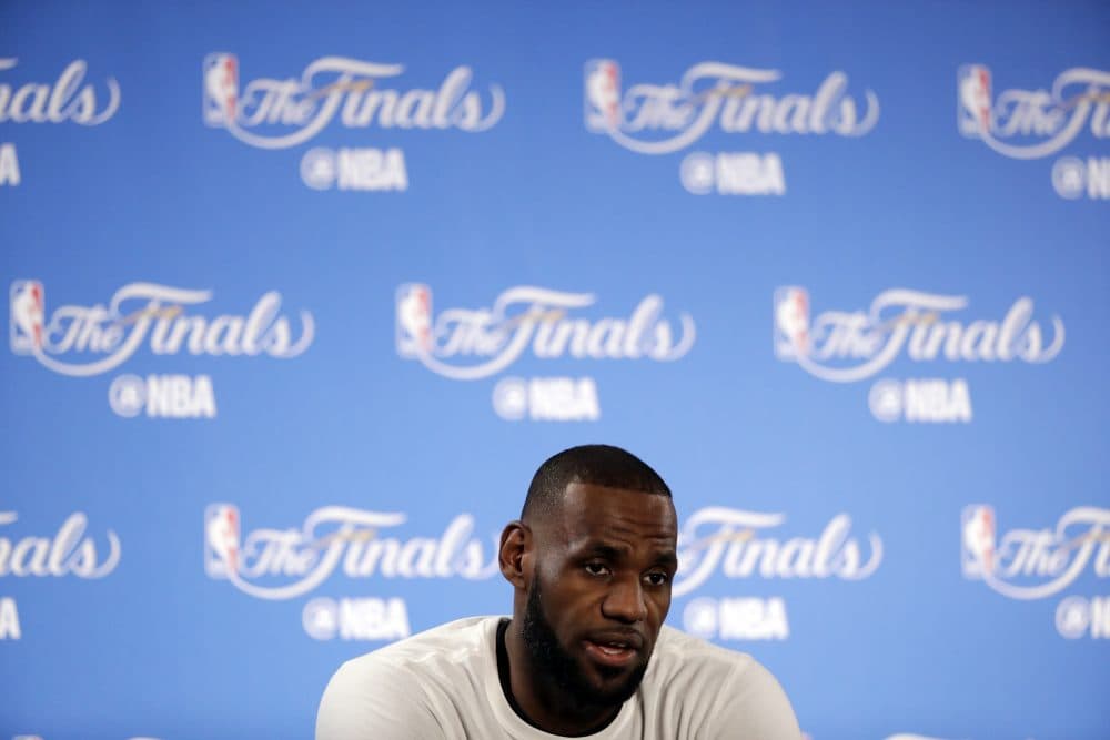 LeBron James is leaving the Cleveland Cavaliers for the Los Angeles Lakers. (Marcio Jose Sanchez/ AP)