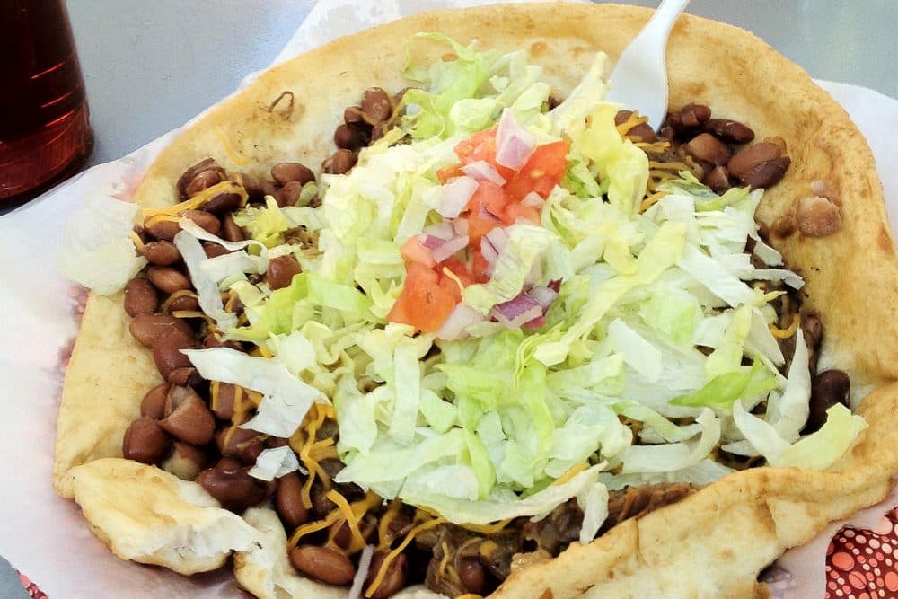 Fry bread isn't just a metaphor for an old problem. It remains a problem today. It still serves as a staple in Navajo homes. (Courtesy of A. Lester)
