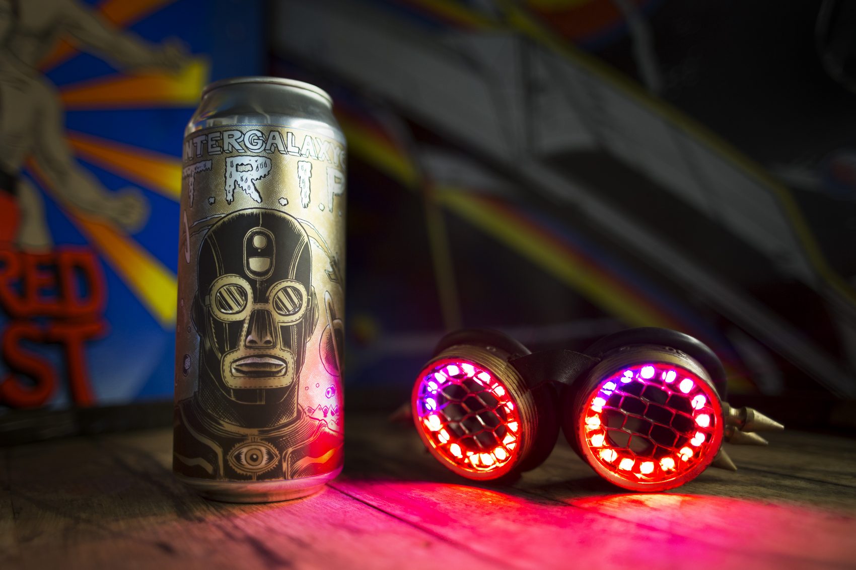 Aeronaut's special batch of "T.R.I.P." beer that comes with social media instructions for The Lights Out's new album. (Courtesy Erin Genett)