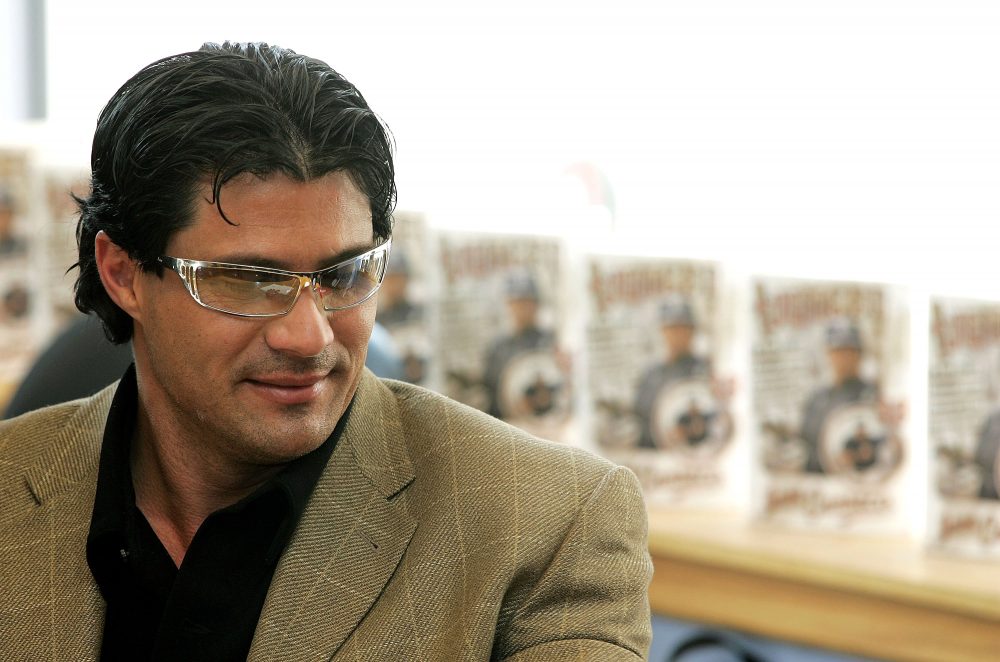 "What I speak out of my mouth is the truth. It burns like fire," Jose Canseco said. (Tim Boyle/Getty Images)