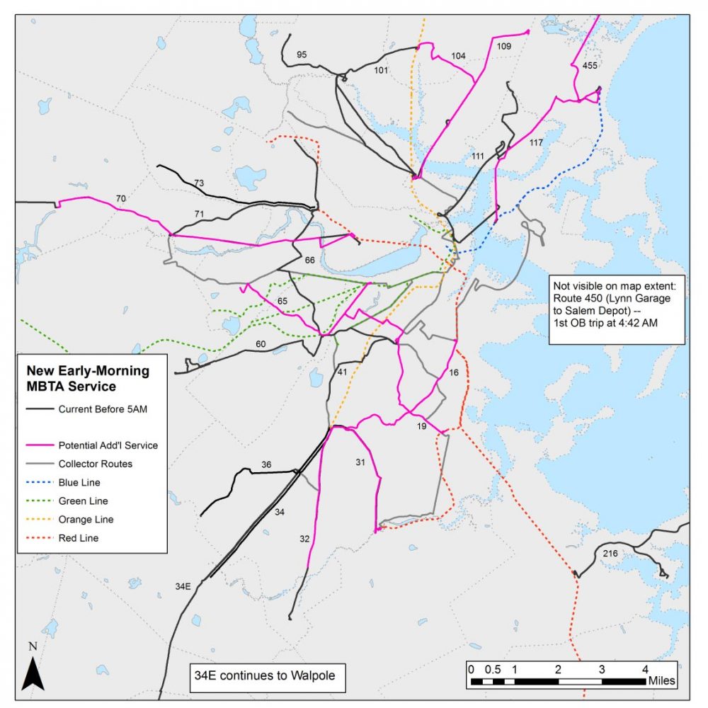 MBTA To Increase Early Morning Bus Service On 10 Routes | WBUR News