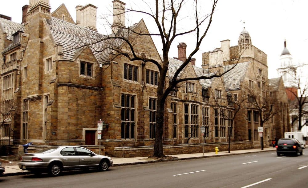 This Feb. 2, 2007 file photo shows Calhoun College, one of the 12 residential colleges housing Yale undergraduates at Yale University in New Haven, Conn. (Bob Child, File/AP)