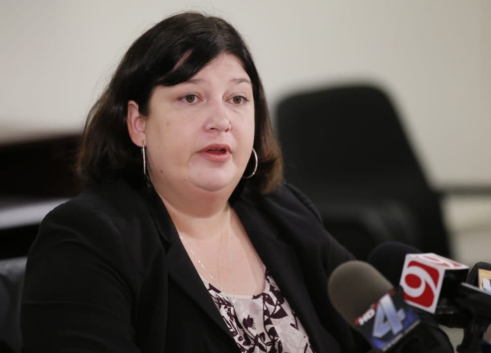 Oklahoma City Public Schools Superintendent Aurora Lora speaks during a news conference in Oklahoma City on Aug. 16, 2017. (Sue Ogrocki/AP)