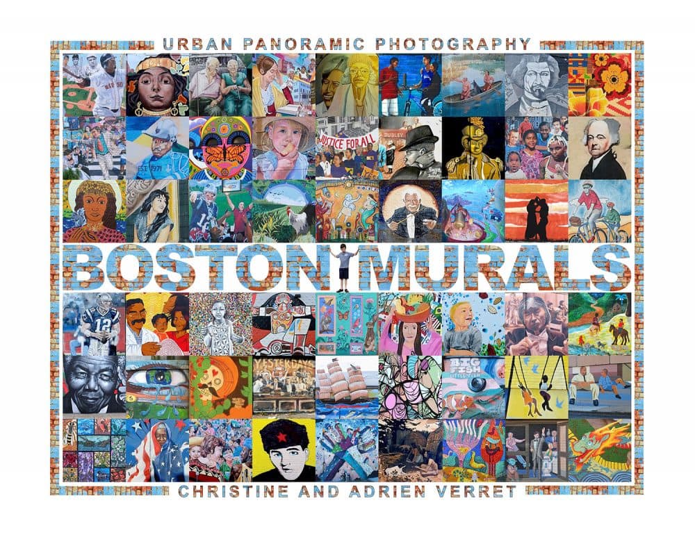 The cover of Christine and Adrien Verret's book "Boston Murals." (Courtesy of the authors)