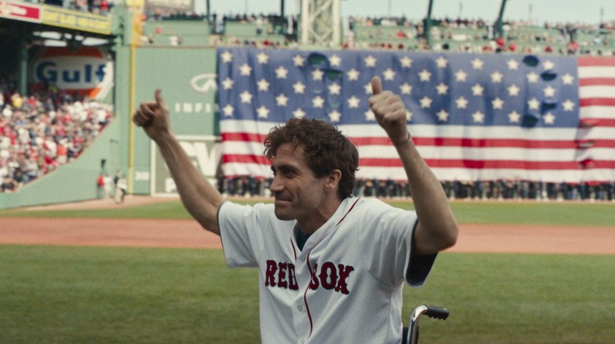 Jake Gyllenhaal as Jeff Bauman in "Stronger." (Courtesy Lionsgate and Roadside Attractions)