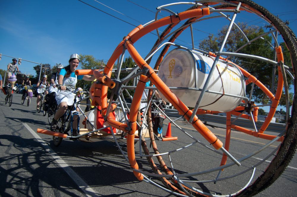 Photos The Amazing, Madcap Lowell Sculpture Race WBUR News