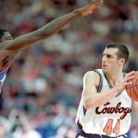 "You didn't have to worry about anything," Gottlieb says of his college days. "You just had to show up. And if you show up and you do your job, you have a great time." (Al Bello/Allsport)