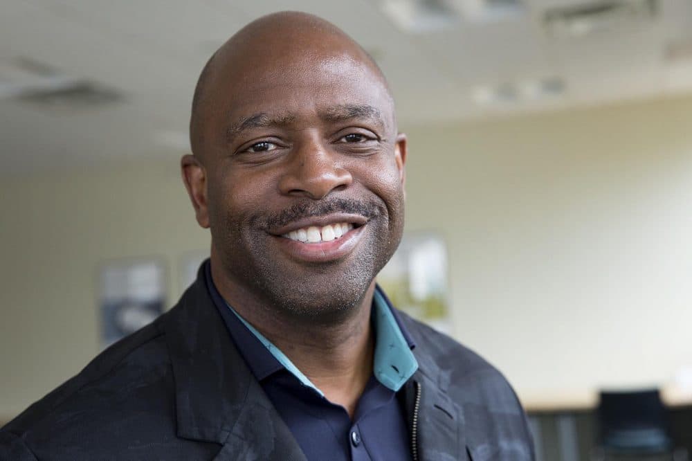 Leland Melvin. (Robin Lubbock/WBUR)