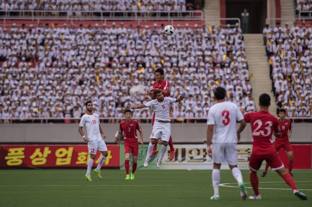North Korea and Lebanon met in an Asia Cup qualifier in September. Soony Saad wasn't exactly looking forward to the matchup. (Kim Won-jin/AFP/Getty Images)