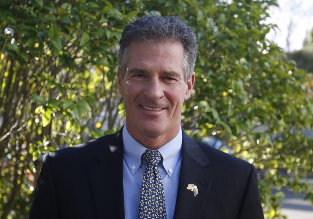 Scott Brown, the U.S. ambassador in New Zealand, poses for a photograph at the U.S. Embassy in July in Wellington, New Zealand. (Nick Perry/AP)