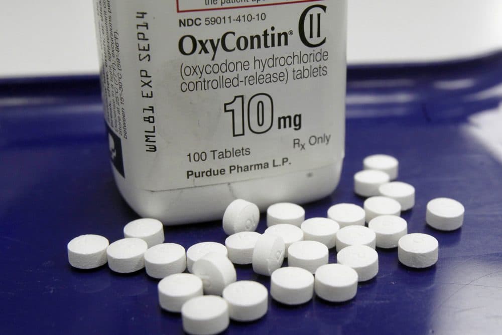OxyContin, shown in this file photo, is made by Purdue Pharma. (Toby Talbot/AP)