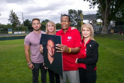 Konrad Reuland's heart went to former MLB star Rod Carew (third from left). (Courtesy American Heart Association)