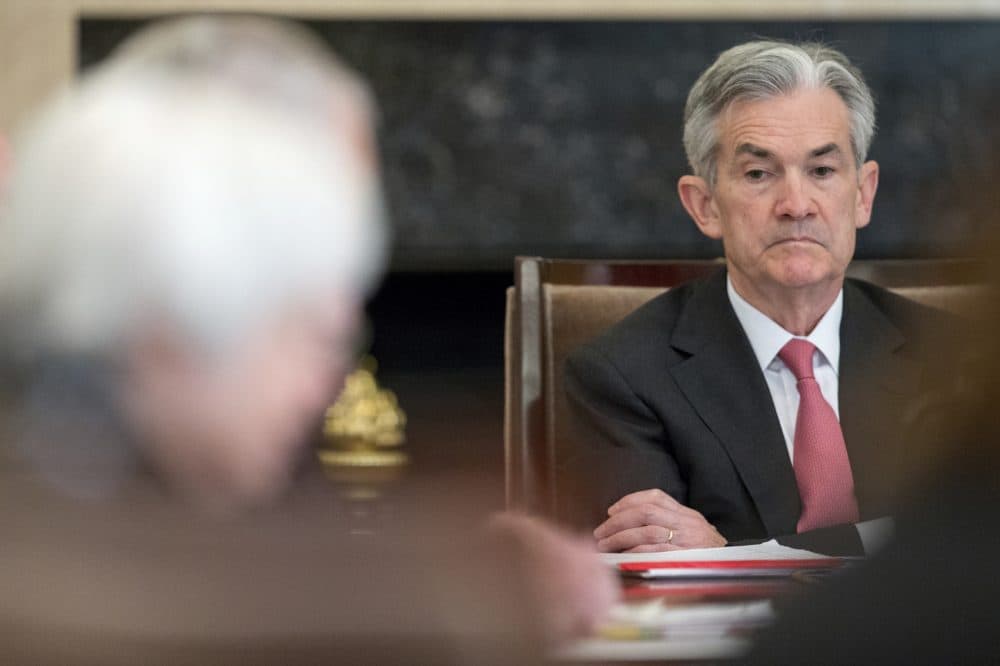 In this Monday, Nov. 30, 2015, file photo, Gov. Jerome Powell attends a Board of Governors meeting at the Marriner S. Eccles Federal Reserve Board Building in Washington. Two senior administration officials said Thursday, Nov. 2, 2017, that Powell is President Donald Trump's choice to succeed Janet Yellen.(Andrew Harnik/AP)