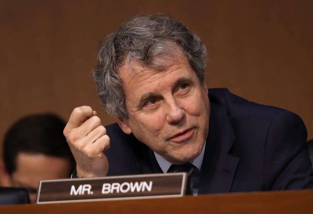 Sen. Sherrod Brown, D-Ohio, speaks during a markup of the Republican tax reform proposal Nov. 14, 2017 in Washington.
(Win McNamee/Getty Images)