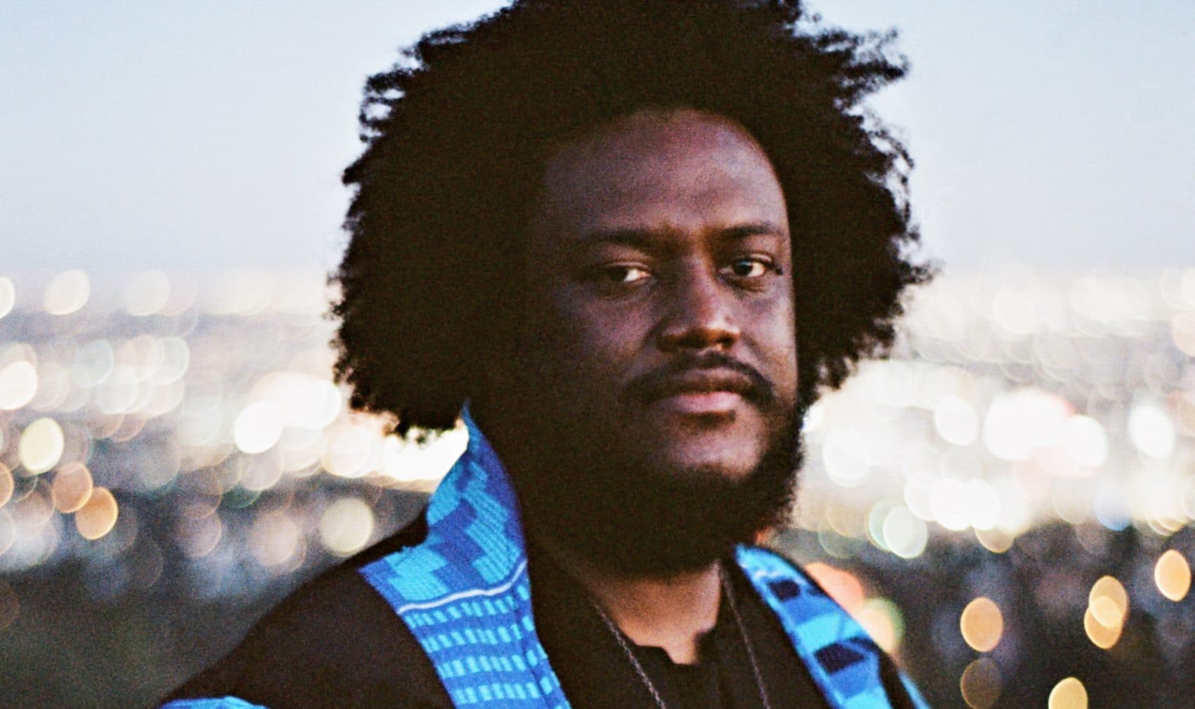 Saxophonist-composer Kamasi Washington. (Courtesy of Jamie James Medina/Sacks & Company)