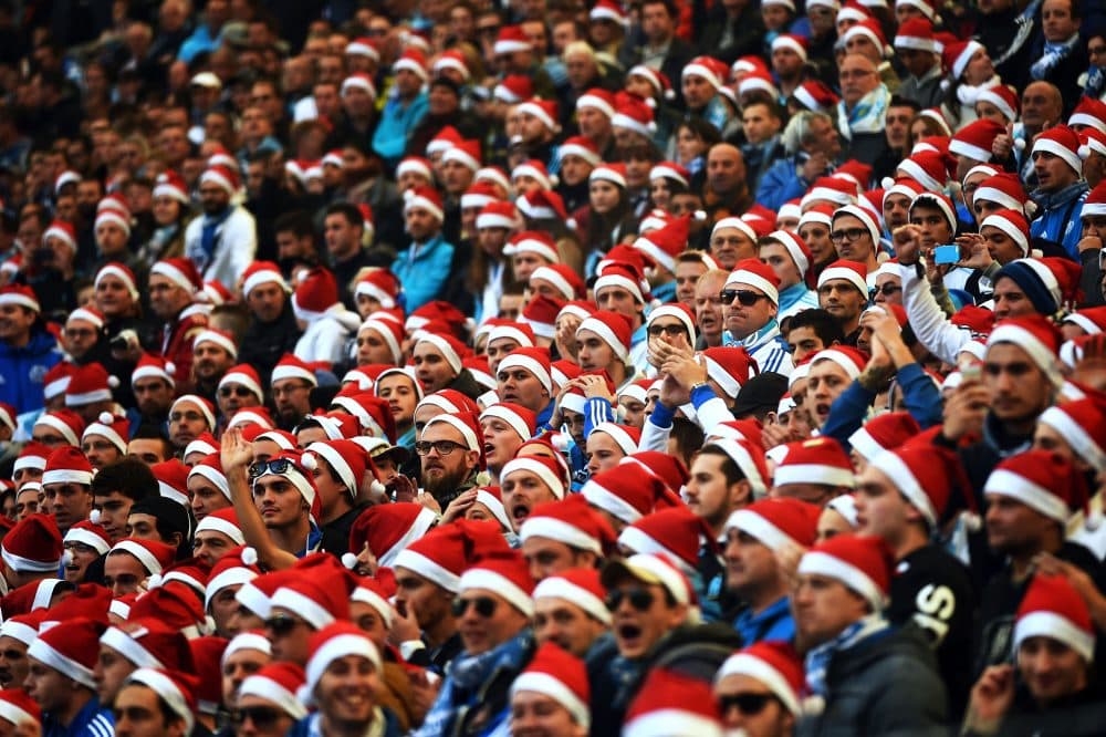 As 2017 comes to an end, Bill Littlefield wishes sports fans (and non sports fans) well. (Anne-Christine Poujoulat/AFP/Getty Images)
